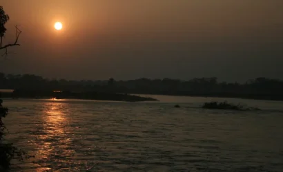 River Side Sunset View