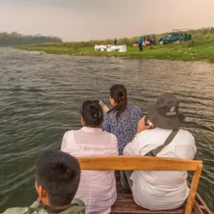 Canoe at Jagatpur Lodge Chitwan jungle safari