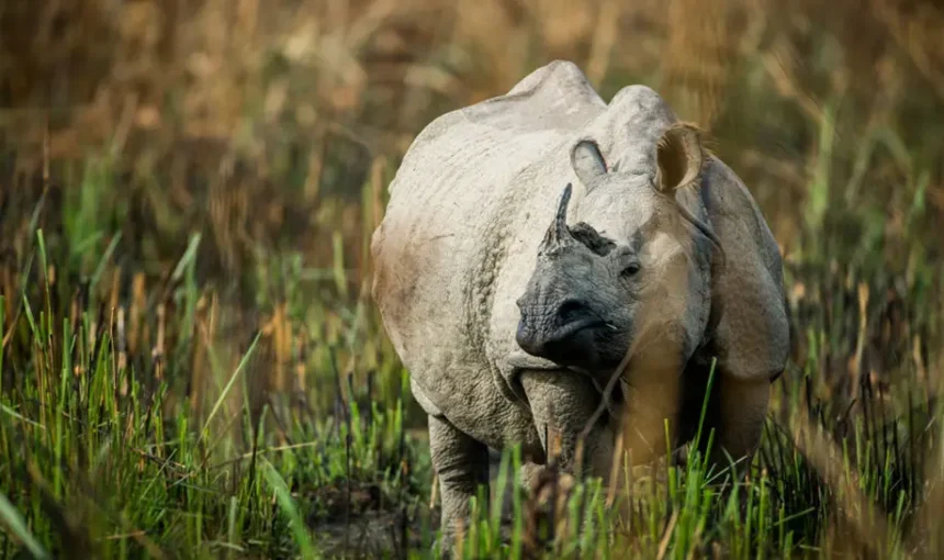 One horned Rhino- Chitwan Jungle Safari