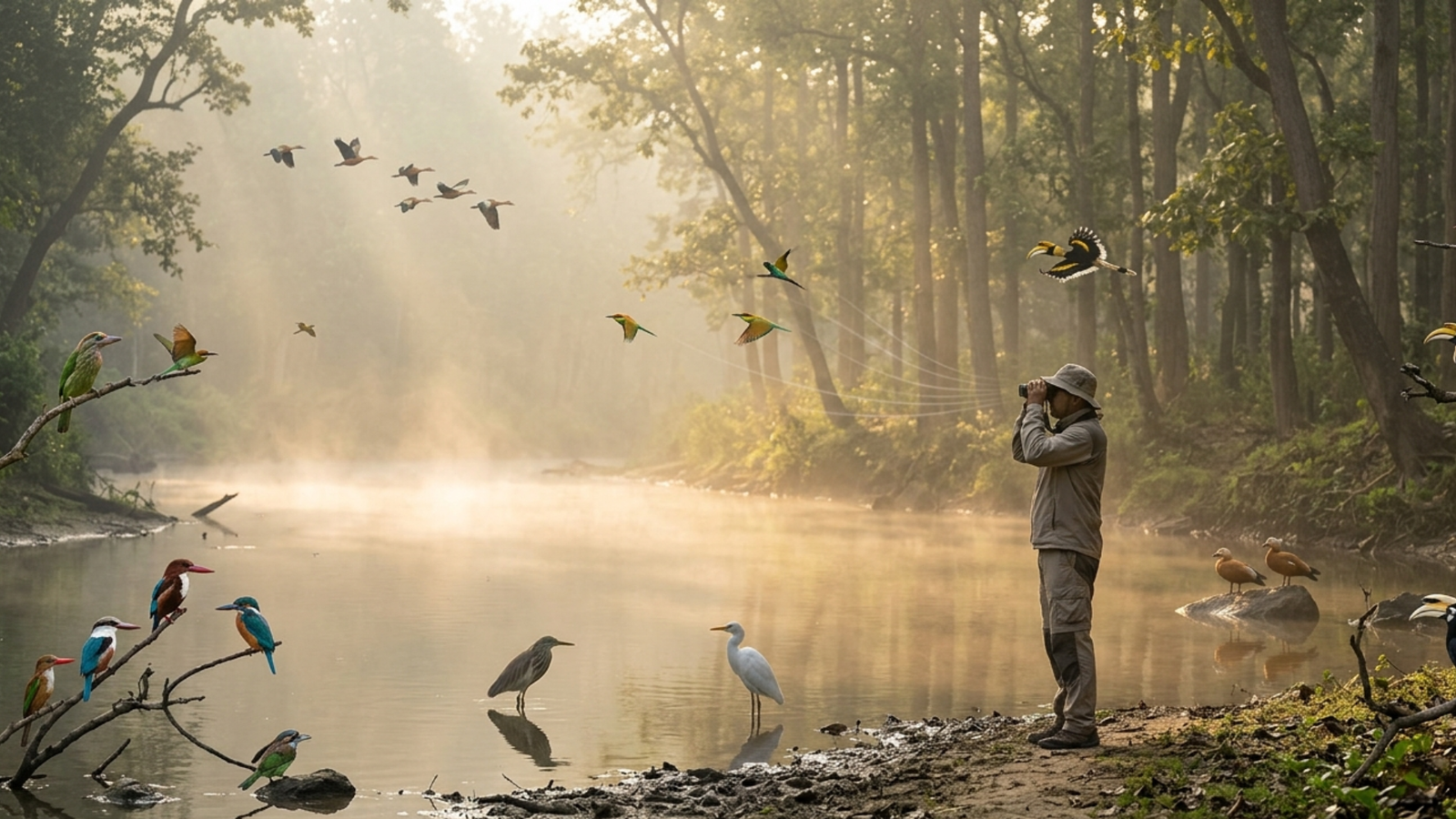 Birdwatching in Chitwan