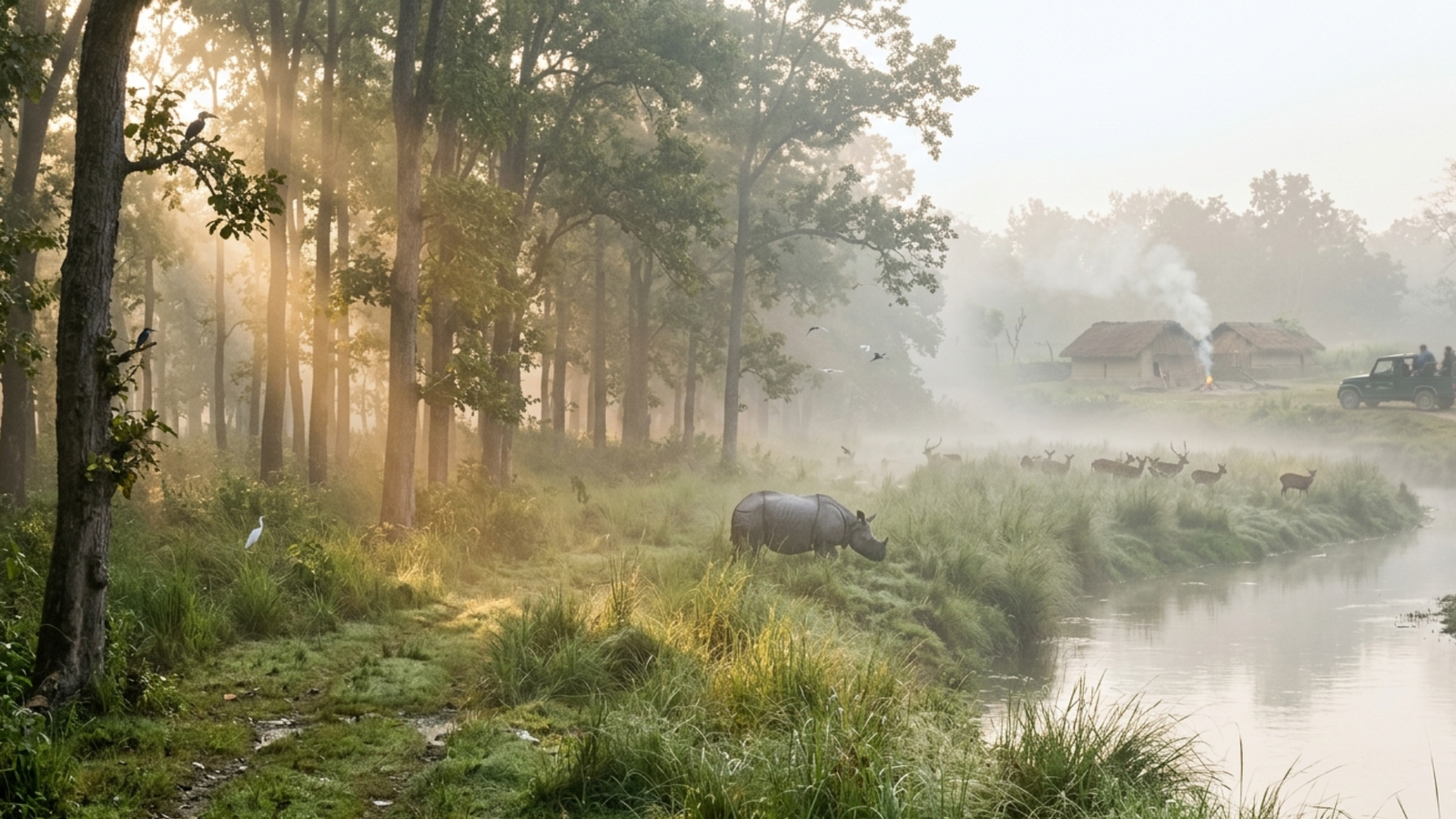 Winter in Chitwan (October–February)