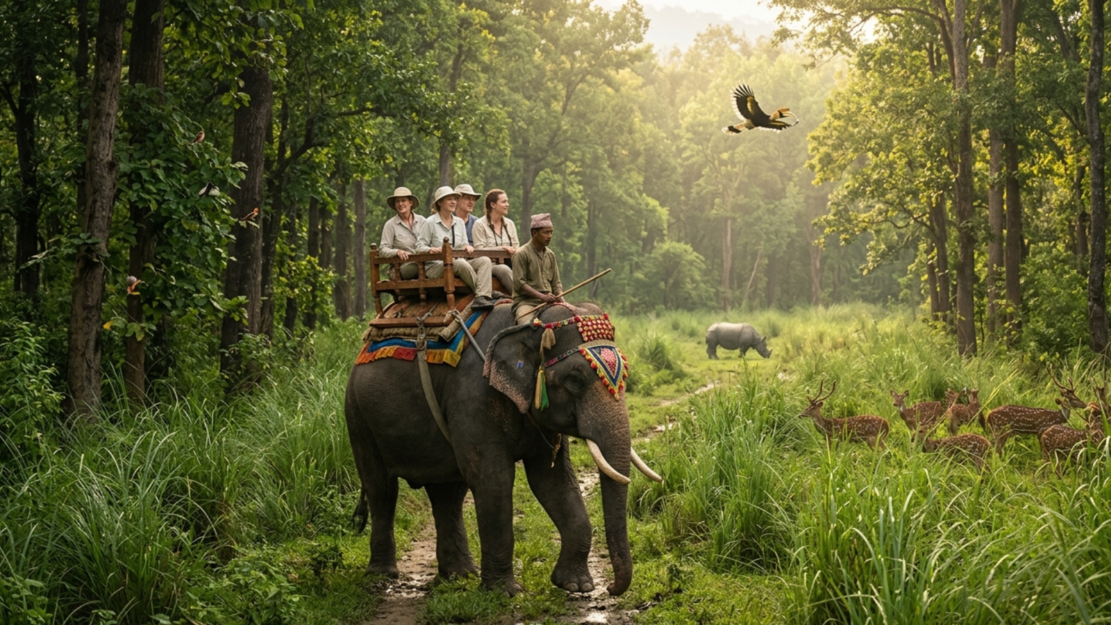 Elephant Safari in Chitwan_chitwanjunglestour