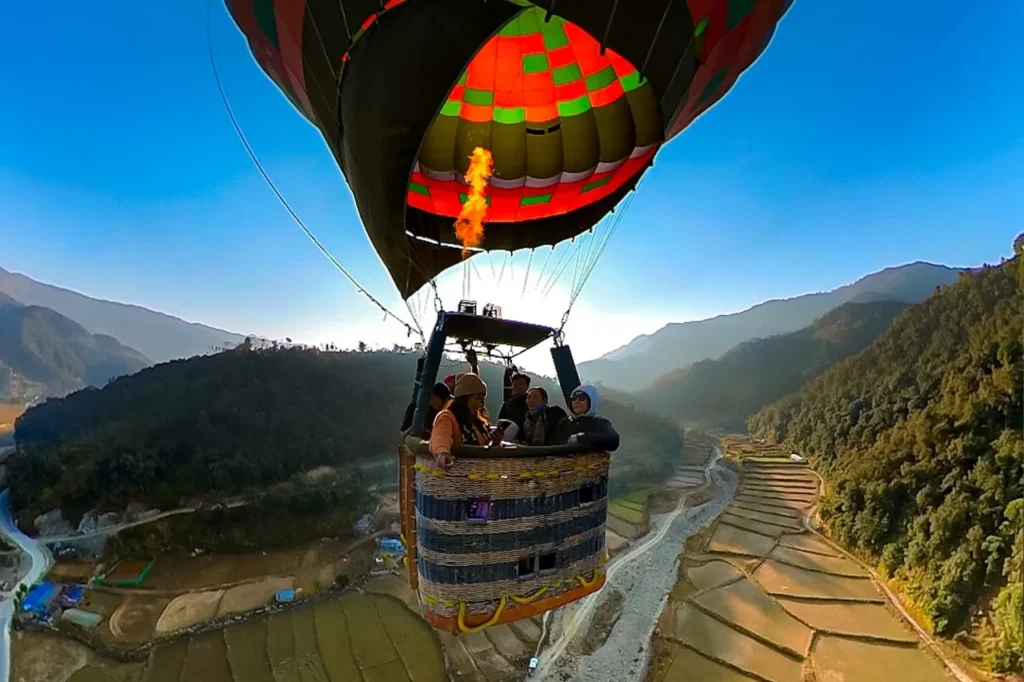 Hot-Air Ballooning in Pokhara
